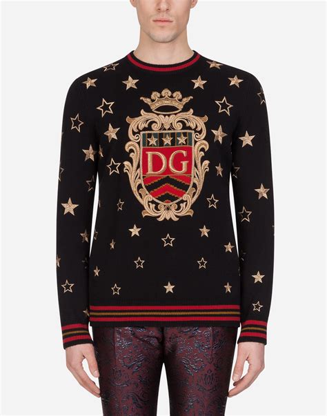 dolce gabbana erkek sweatshirt|dolce and gabbana cashmere sweater.